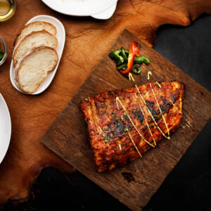Peppered chicken half pan $90