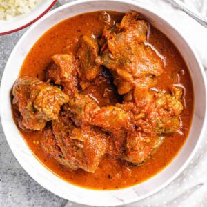 Goat meat stew half pan $130