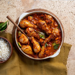 Stewed chicken drumsticks half pan $80
