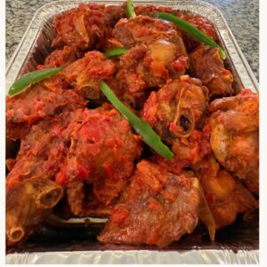 Peppered turkey half pan $90